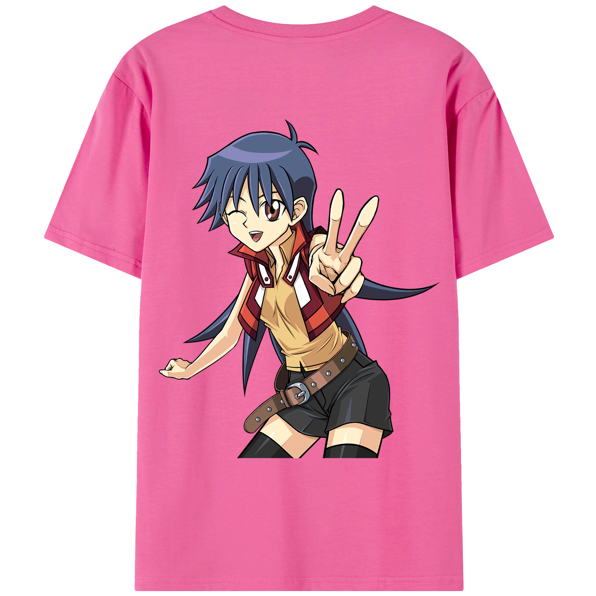 （画像用） 遊☆戯☆王 Yu-Gi-Oh! レディース半袖Tシャツ(バックプリント)